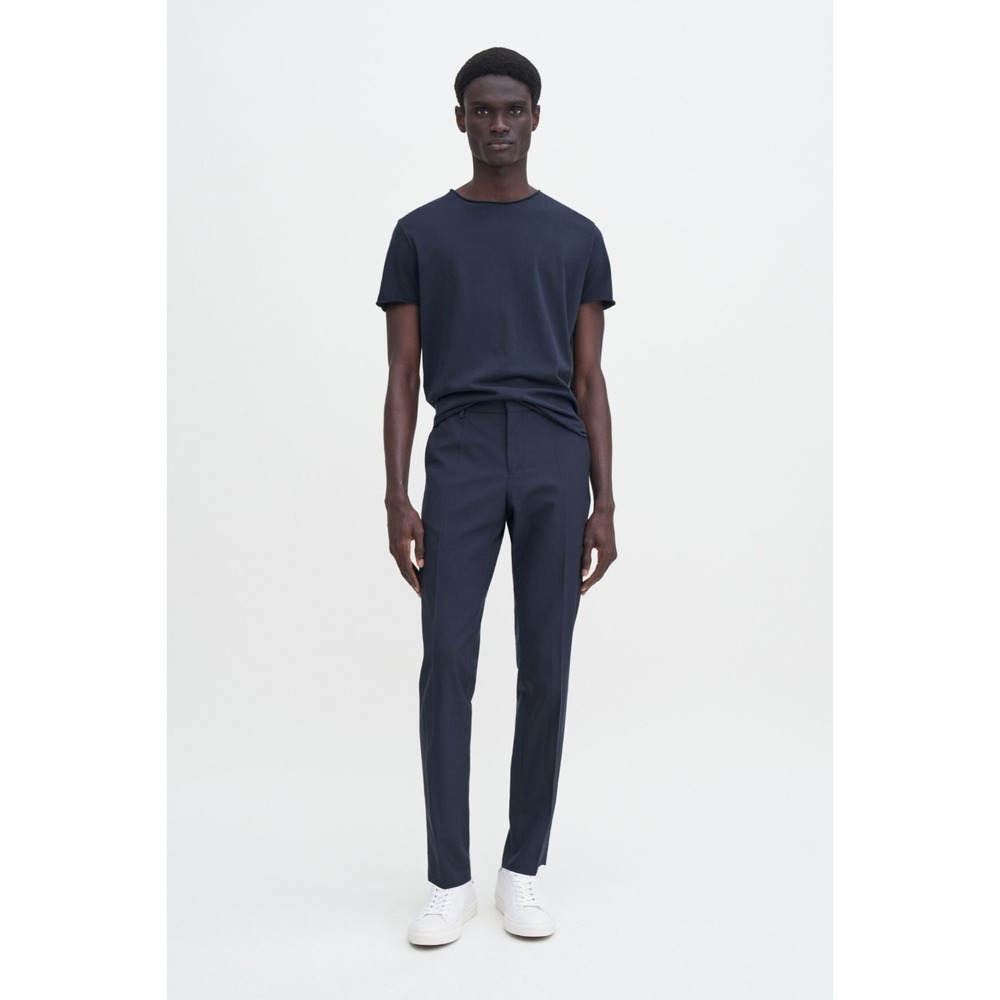 Filippa K‎ Liam wool trousers mens slim fit straight navy blue pants 50 US 32"